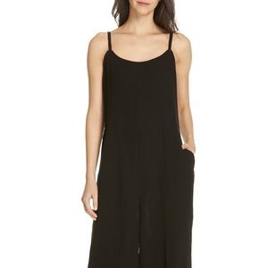 Eileen Fisher rayon crepe camisole jumpsuit